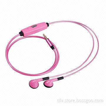 EL flowing cable in-ear earphone for Android cellphones/with noise cancelling function
